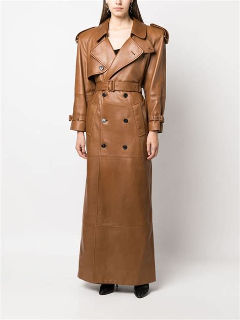 yves saint laurent raincoat|farfetch Saint Laurent coats.